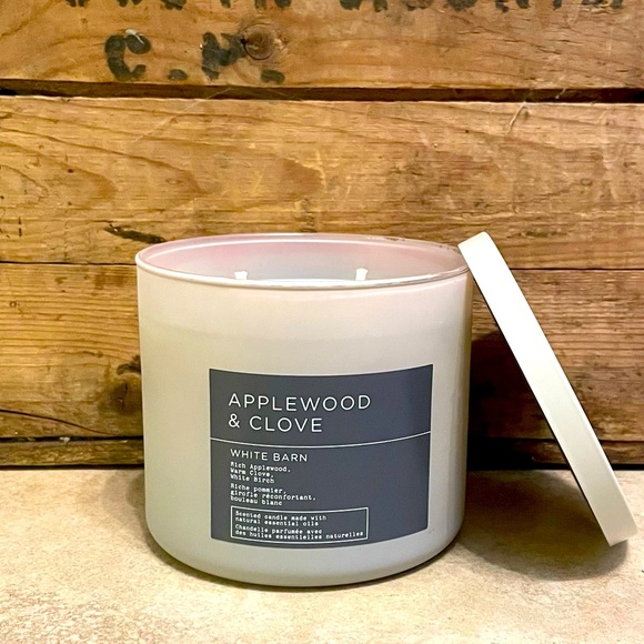 White Barn Accents White Barn 3 Wick Candle Applewood Clove Poshmark